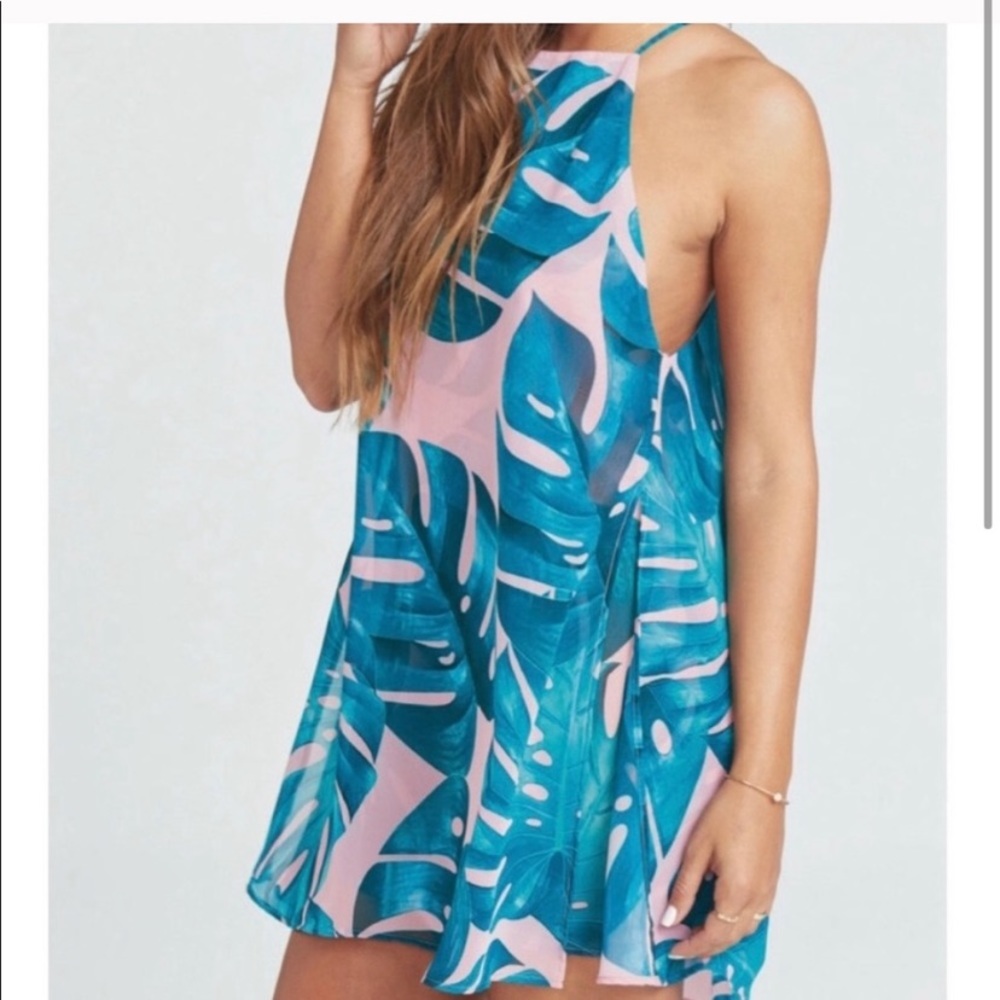 REVOLVE Show Me Your Muu Muu - Byron Dress in Palms Away Print Size Small - Picture 2 of 9